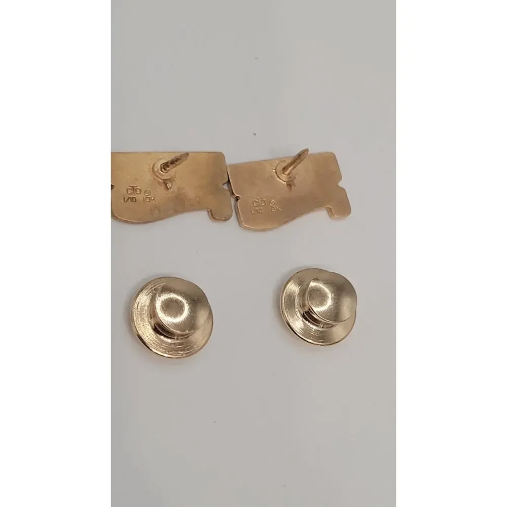 Vintage Mallinckrodt 20 Year Service Pins Lot 2 1/10 10K Gold Filled Octanner